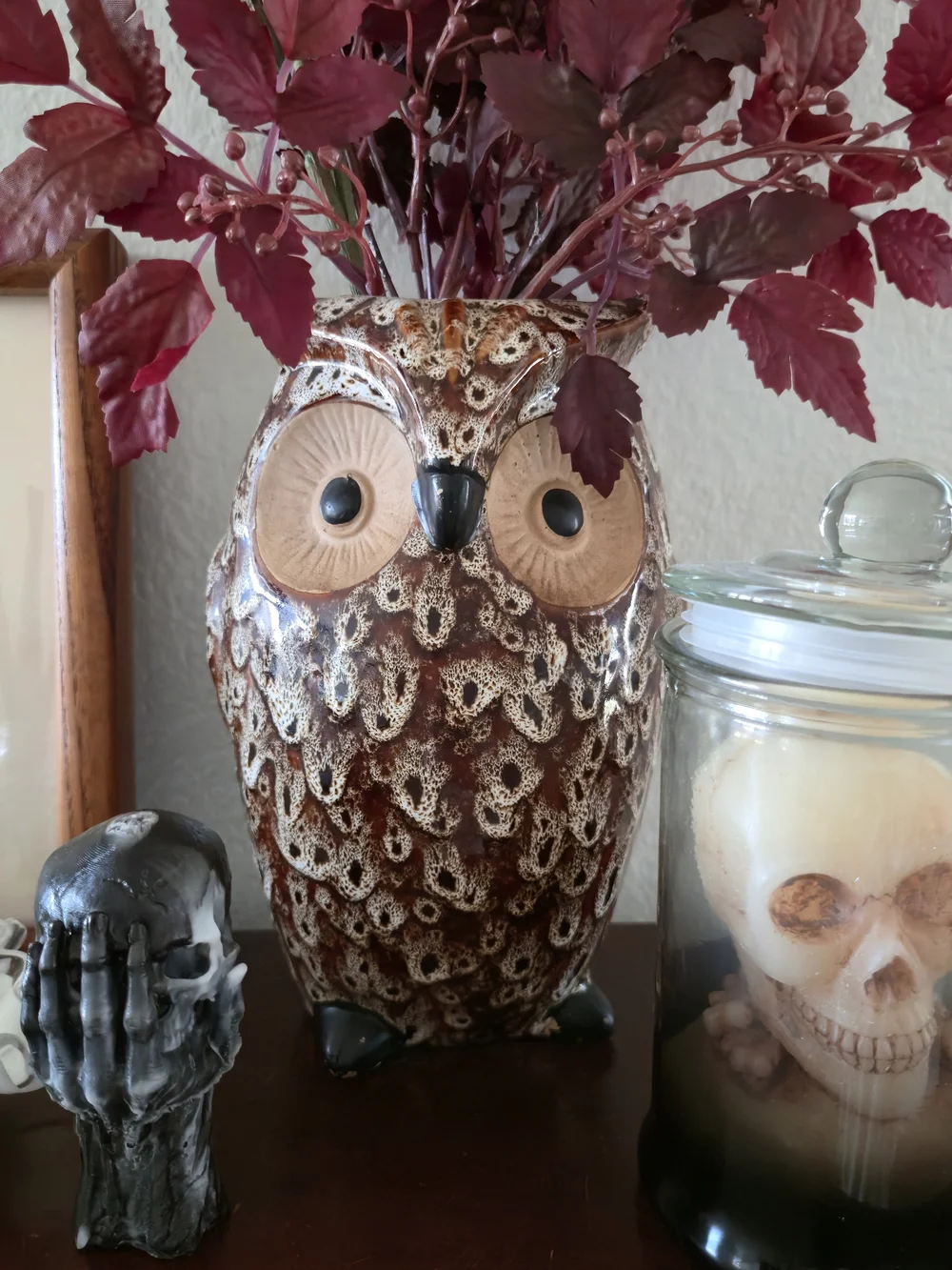 Elegant Expressions Hosley Ceramic Owl Vase 9